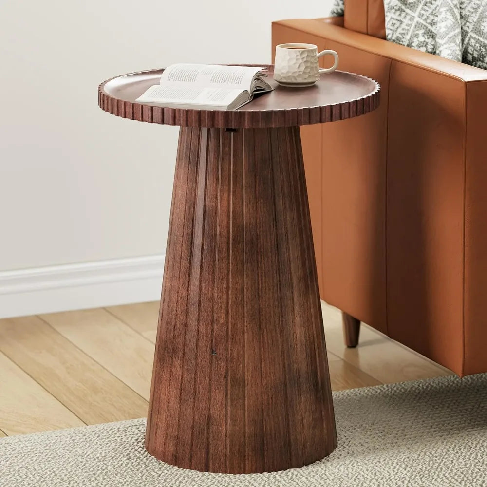 Vintage Round End Table