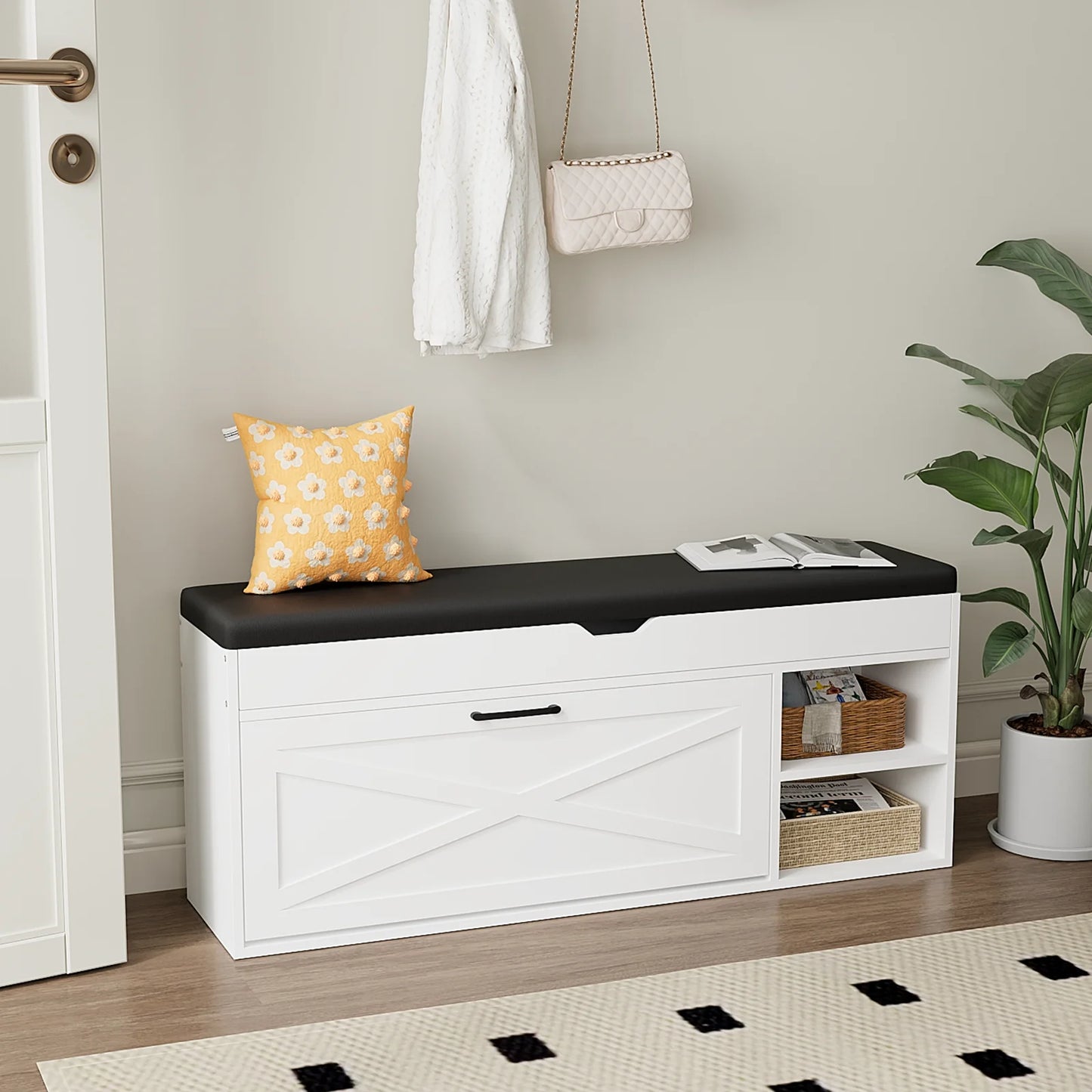 Shoe Bench & Cabinet