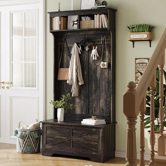 71" Entryway Hall Tree