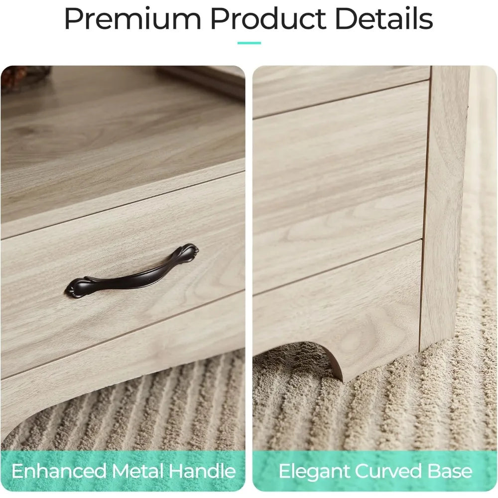 41" Farmhouse Coffee Table with Storage