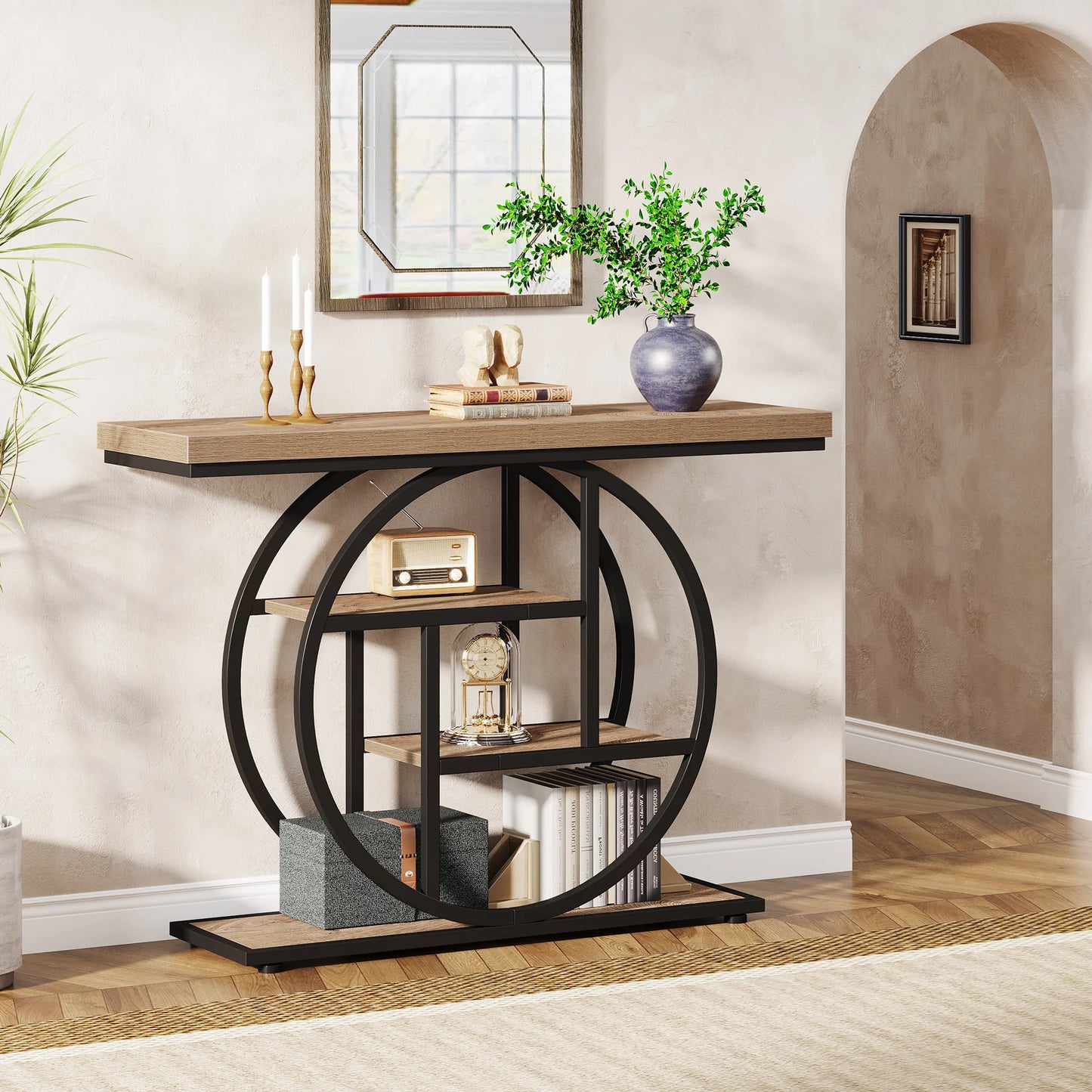41.3" 4-Tier Console Table