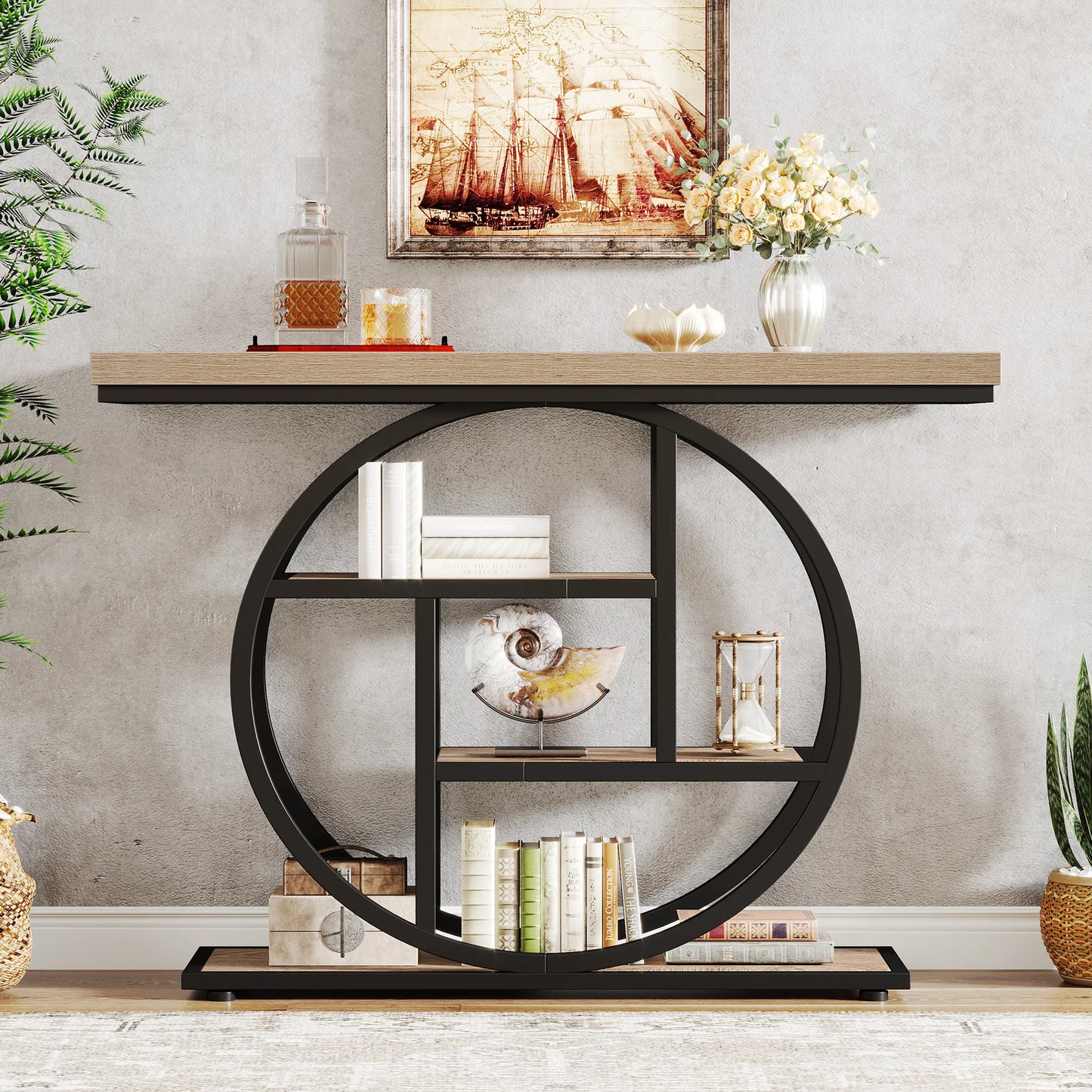 41.3" 4-Tier Console Table