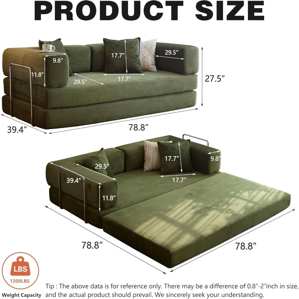 79” Convertible Sofa