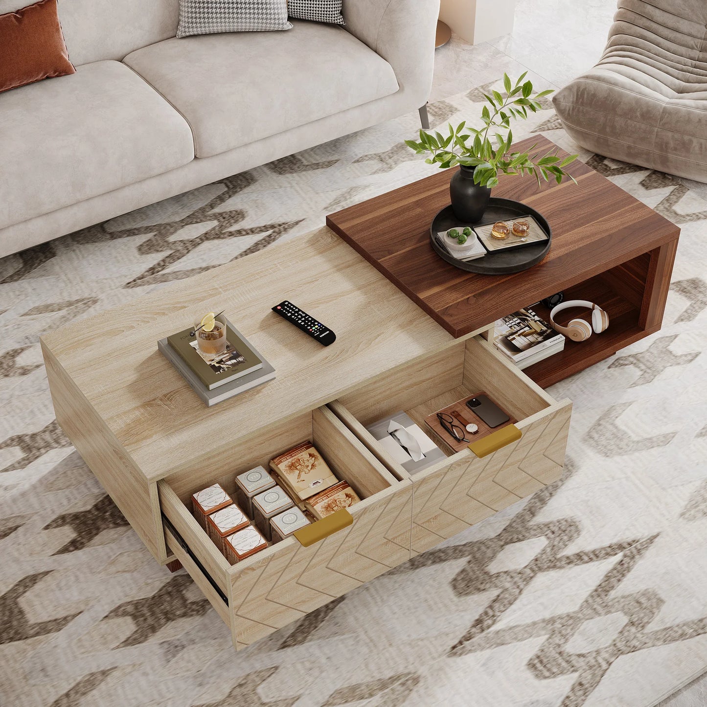 Modern Adjustable Coffee Table