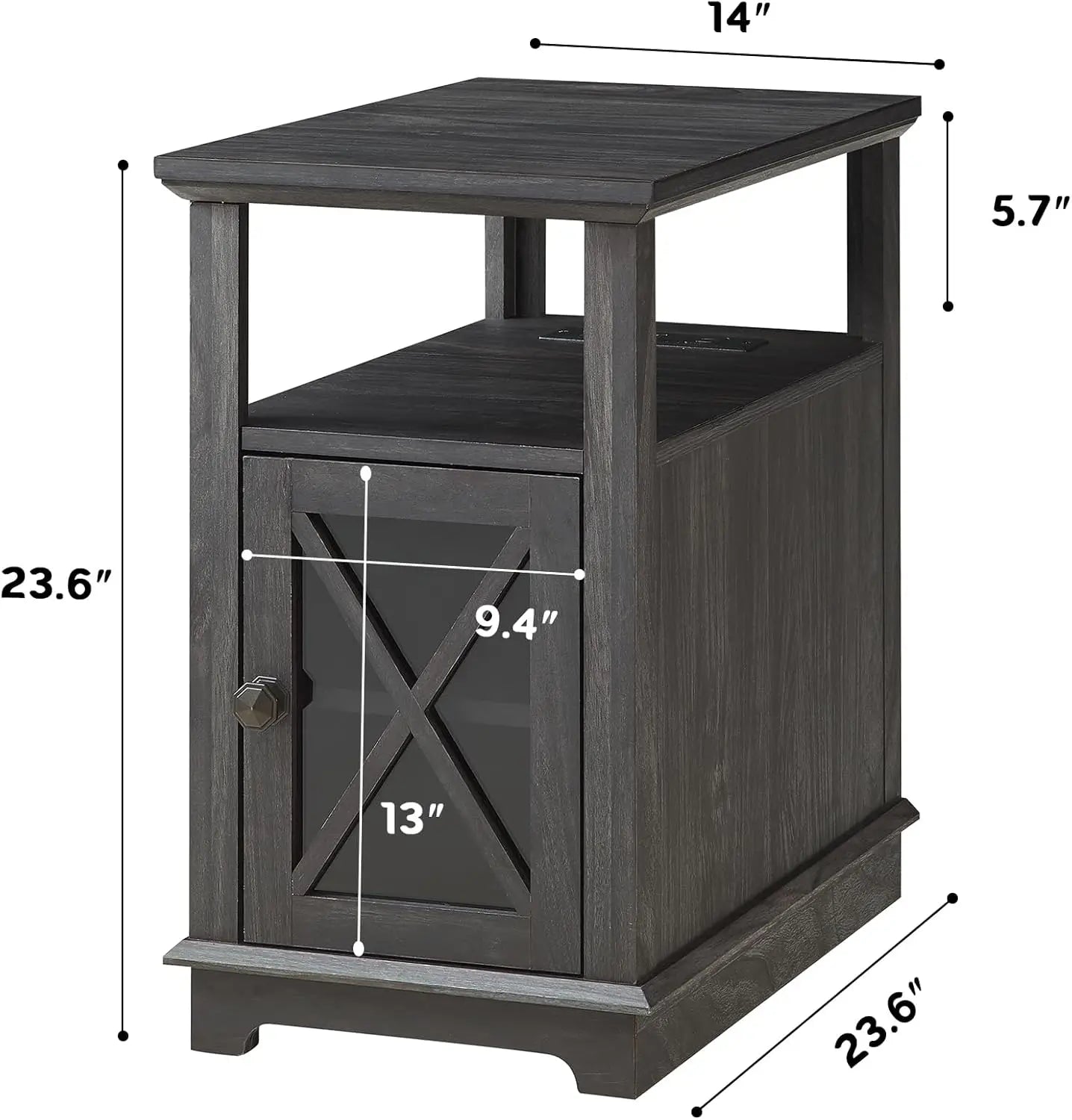 Classic Farmhouse End Table/Nightstand
