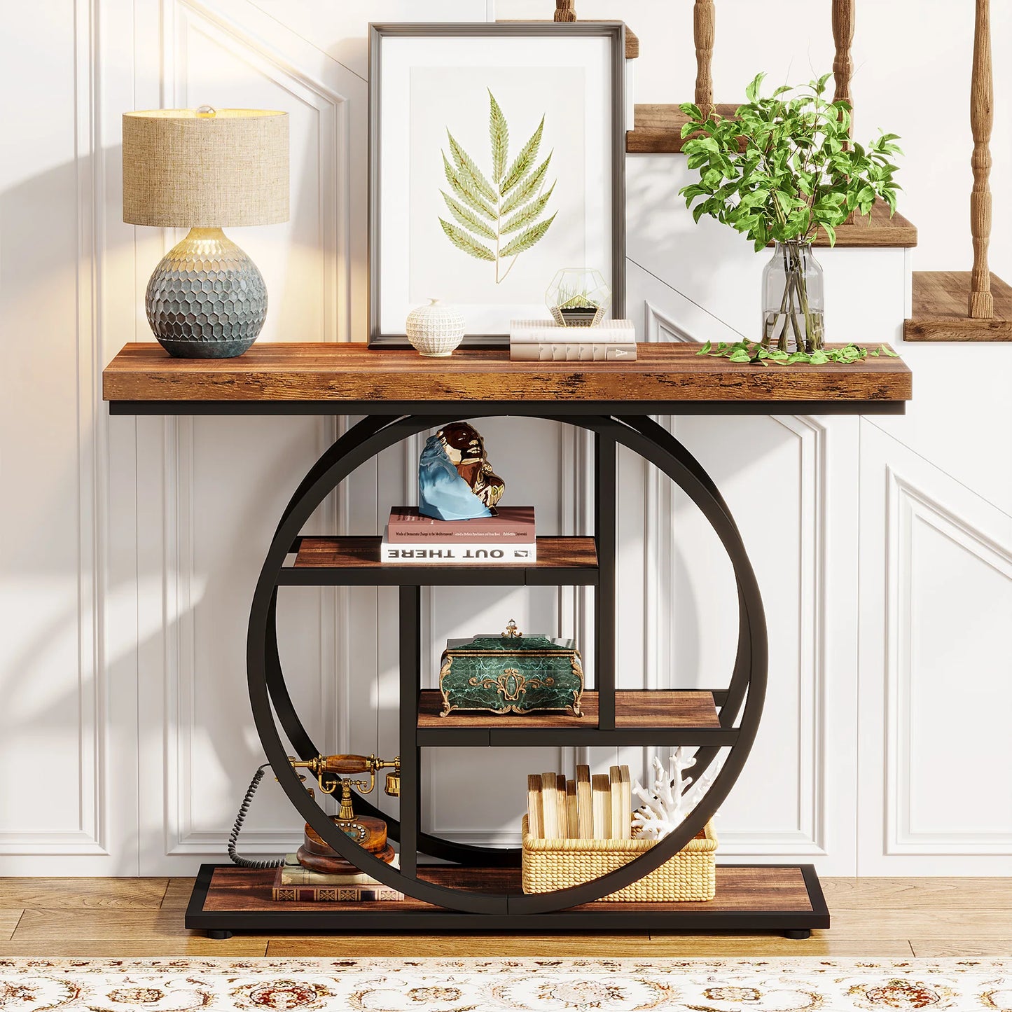41.3" 4-Tier Console Table