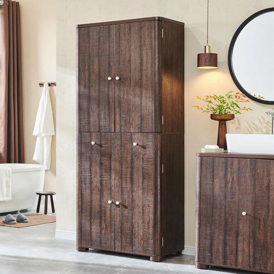 71" Tall Bathroom Storage Cabinet