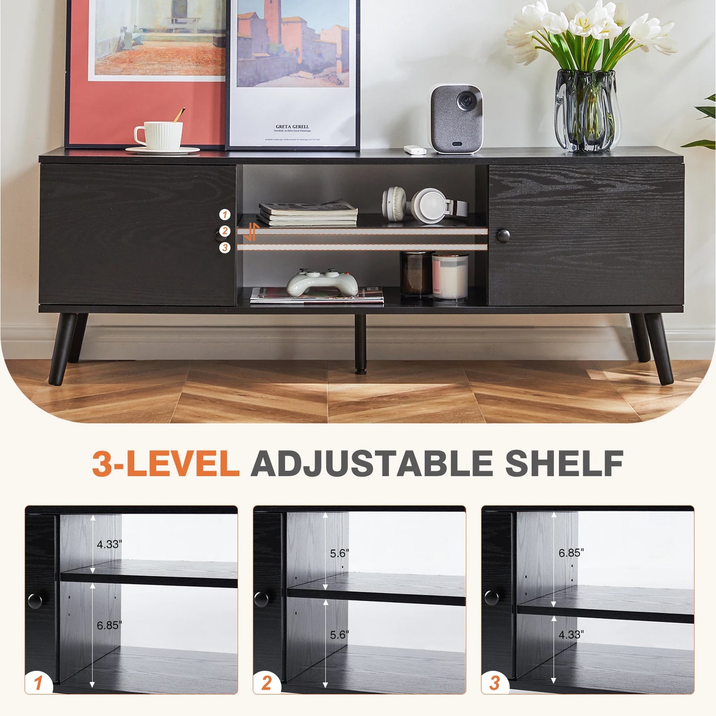 Wooden TV Stand/Entertainment Center