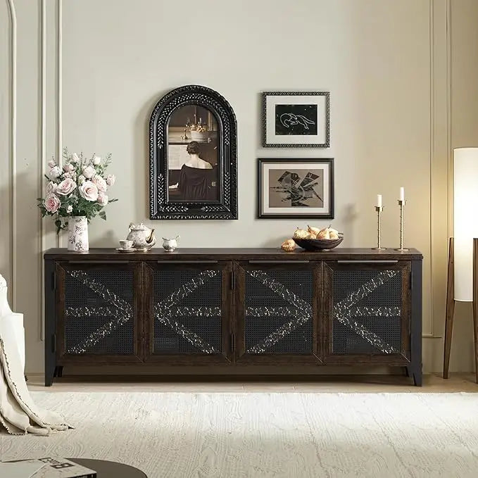 70" Rustic Farmhouse Entertainment Center