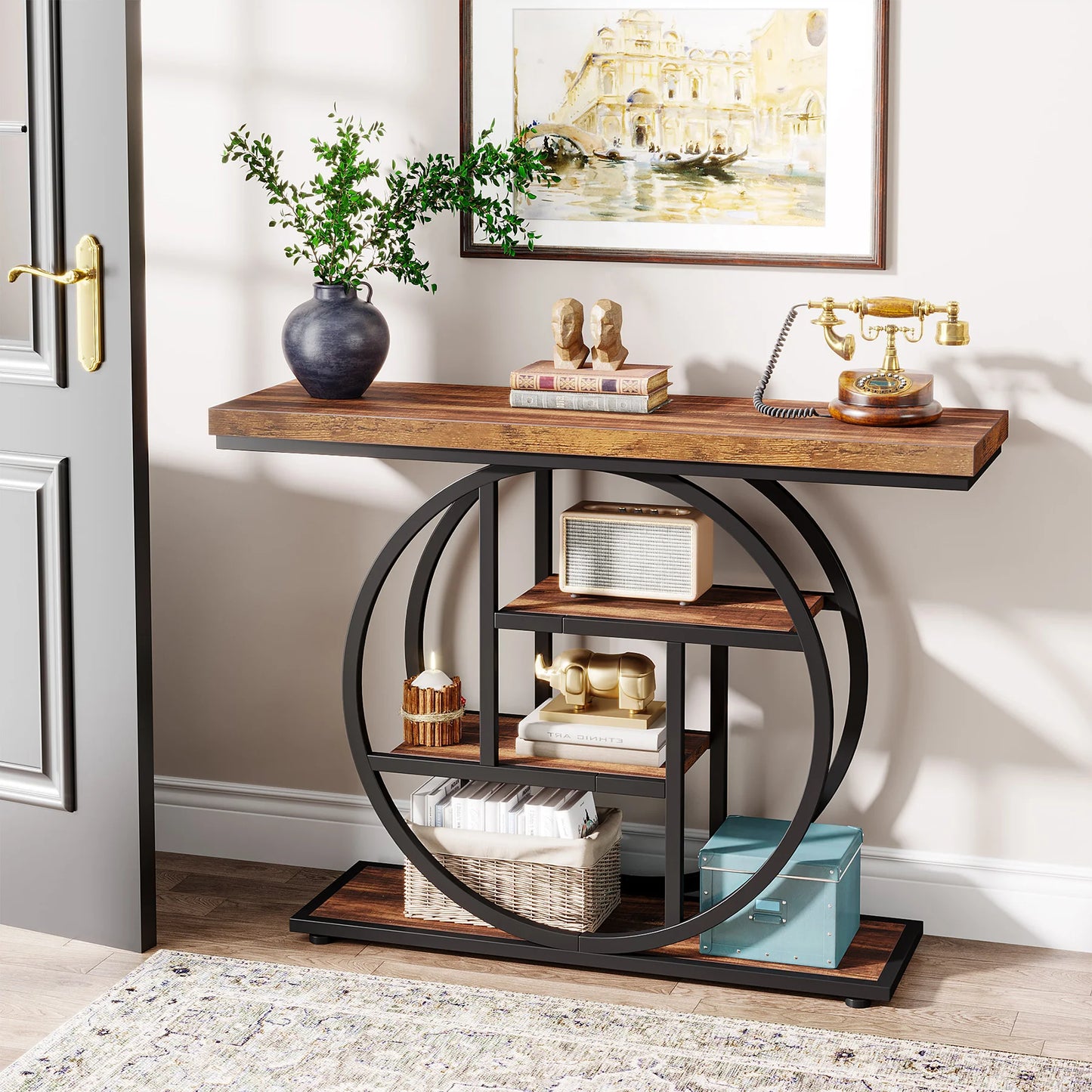 41.3" 4-Tier Console Table