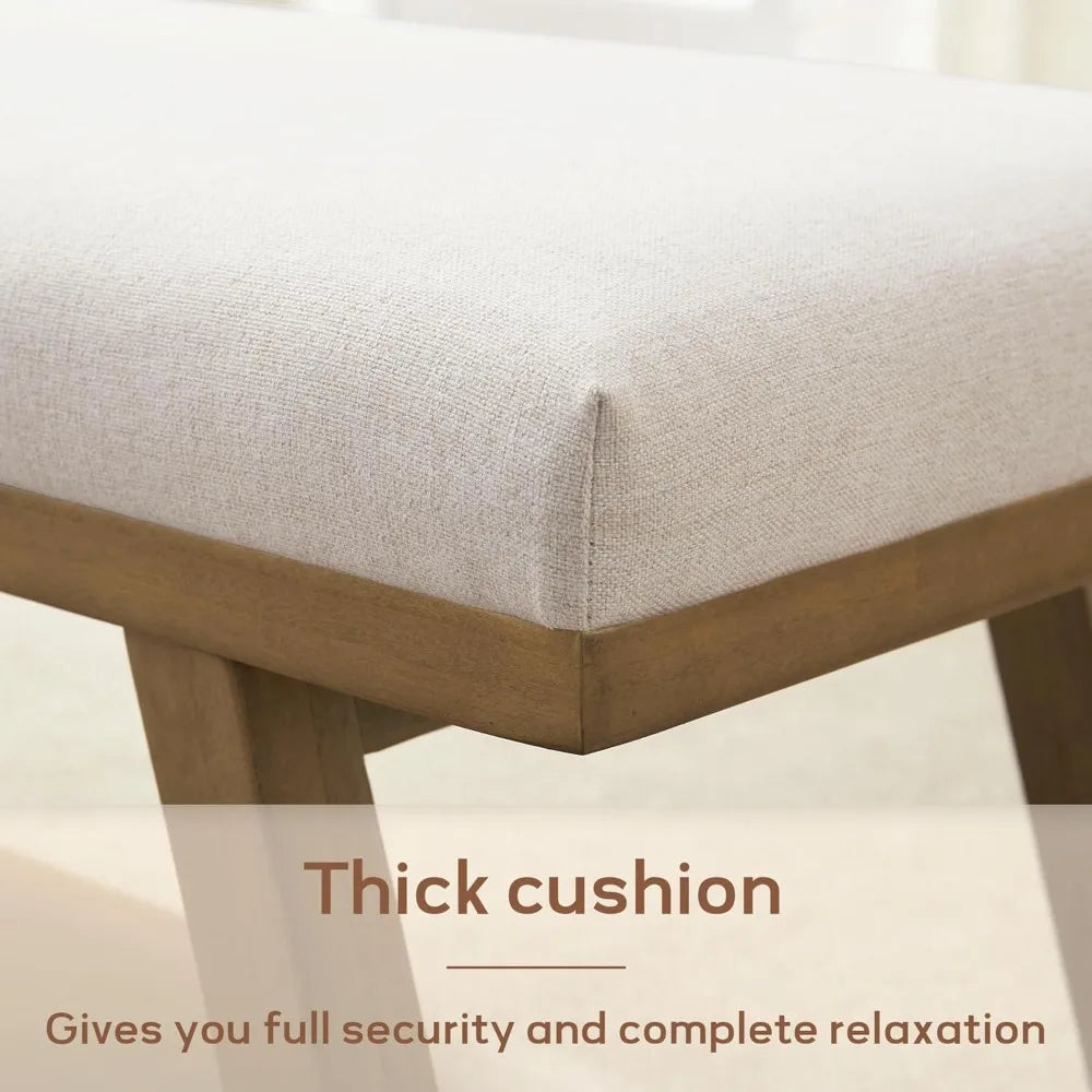 45" Upholstered Entryway Bench
