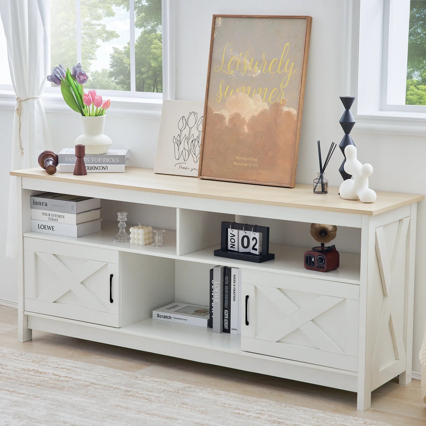 59" Farmhouse TV Stand