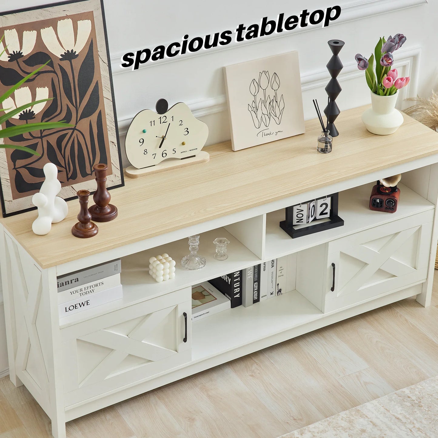 59" Farmhouse TV Stand