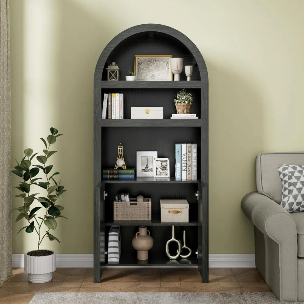 71" Tall Arched Display Cabinet
