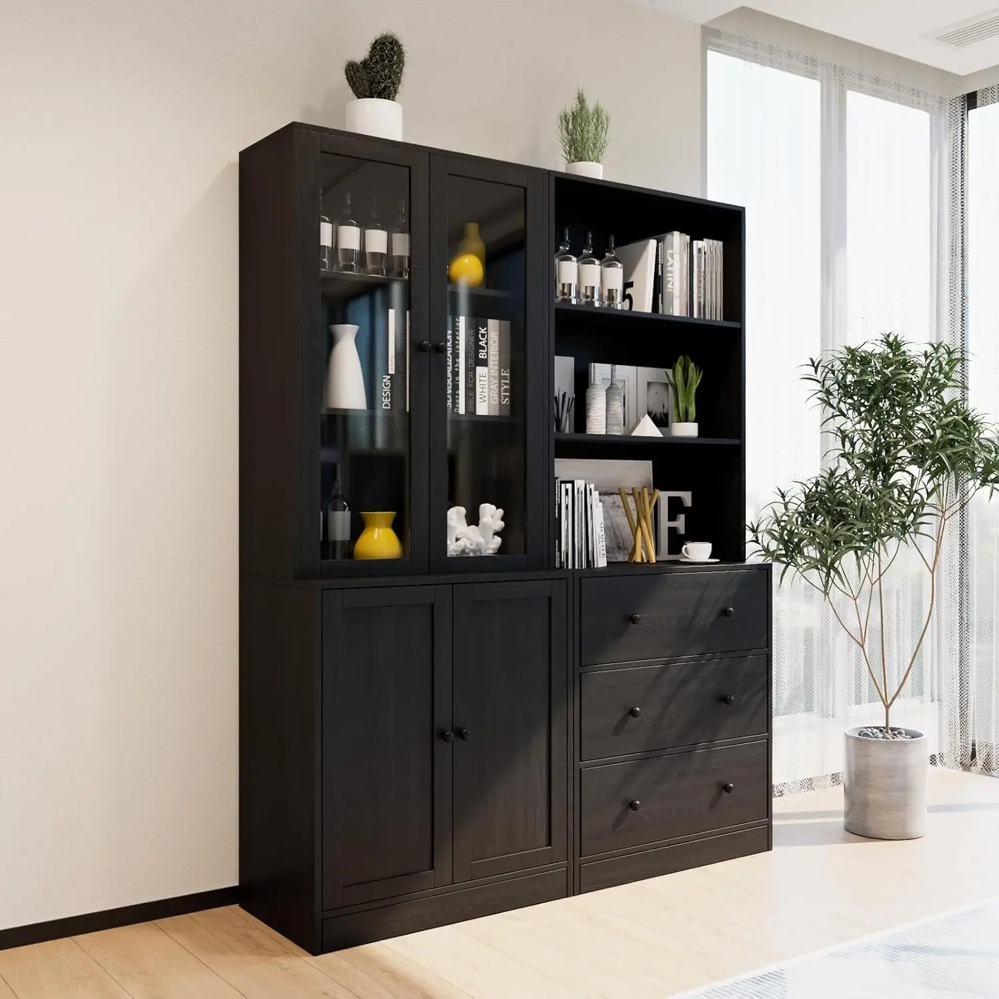 70" Modern Bookcase