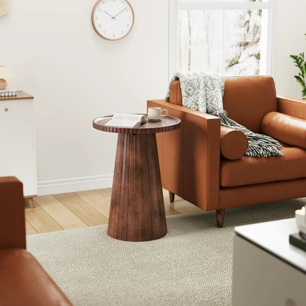 Vintage Round End Table