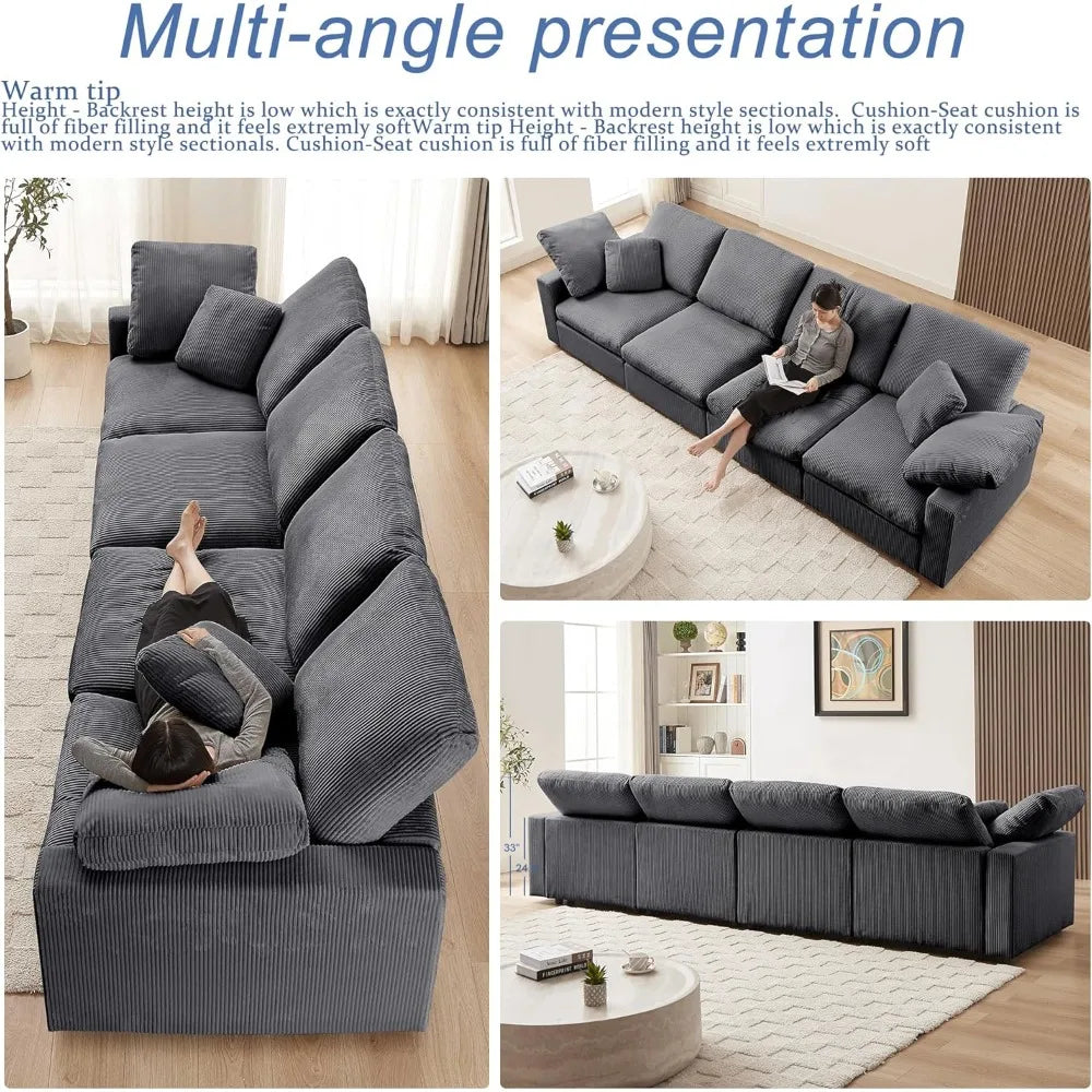 143“ Oversized Sectional