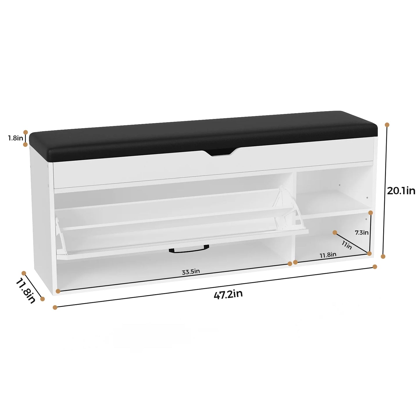 Shoe Bench & Cabinet