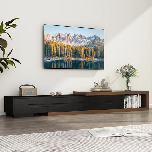 82-110'' Extendable Modern Entertainment Center
