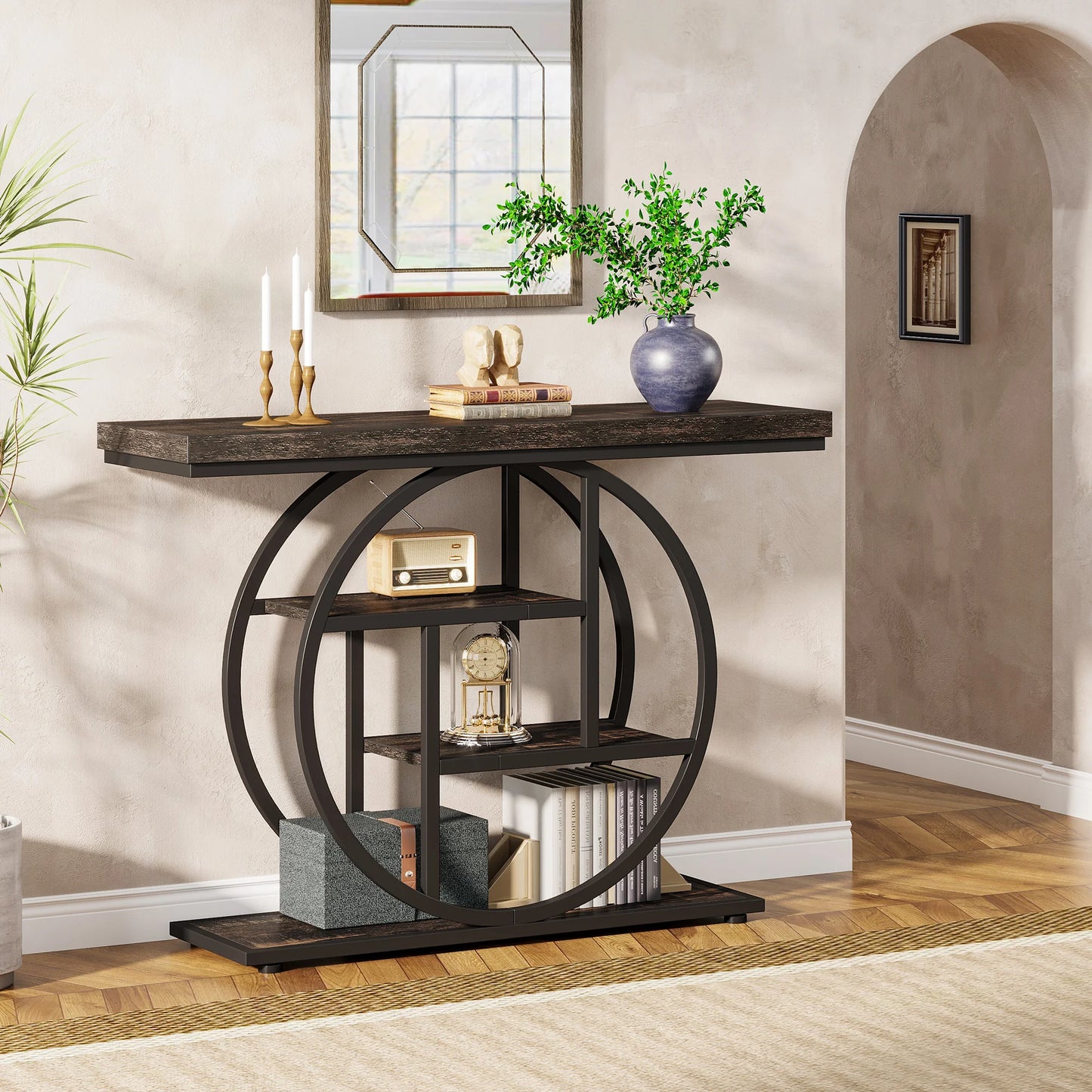 41.3" 4-Tier Console Table
