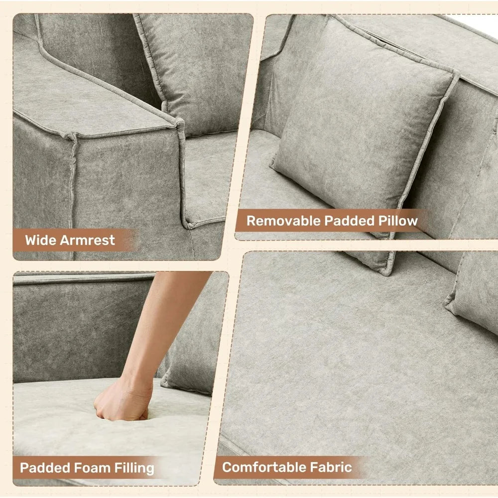 75'' Modern Loveseat Sofa