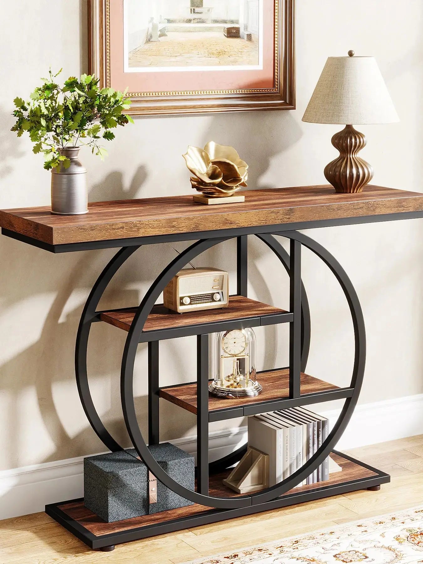 41.3" 4-Tier Console Table