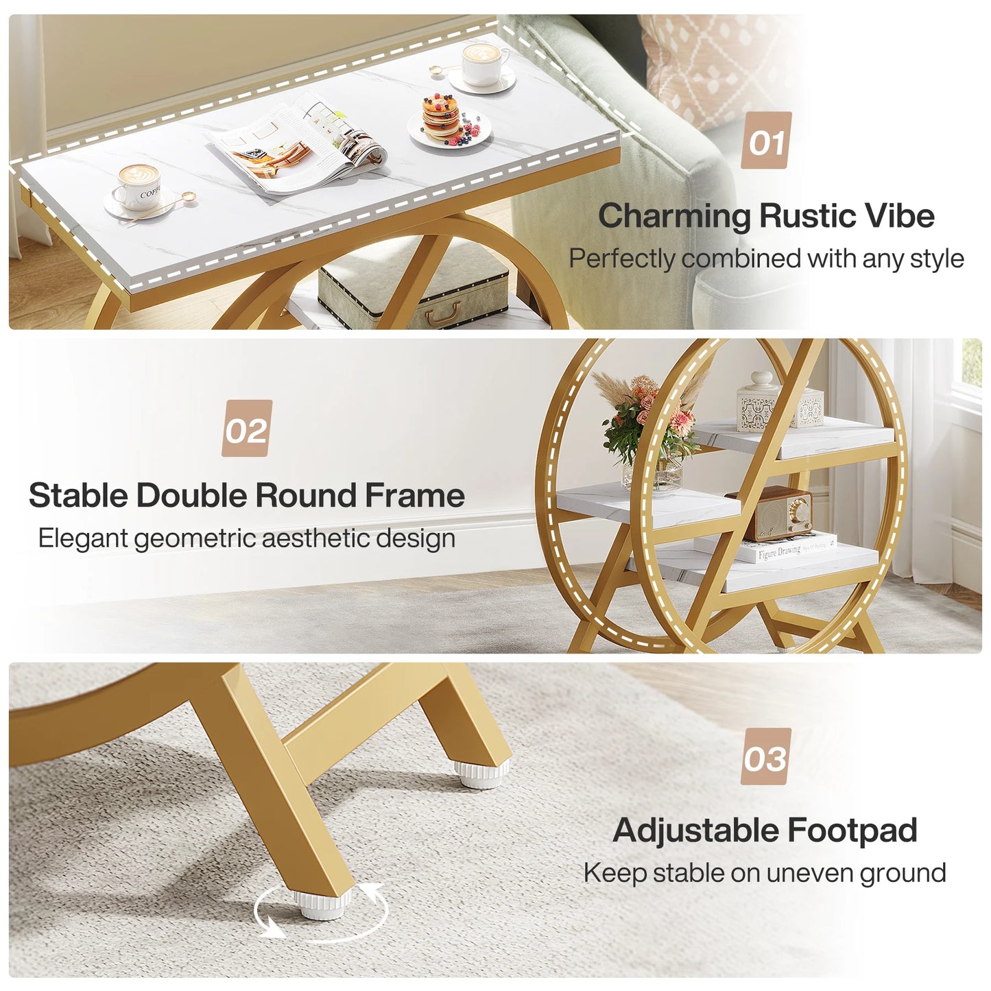 4-Tier End Table