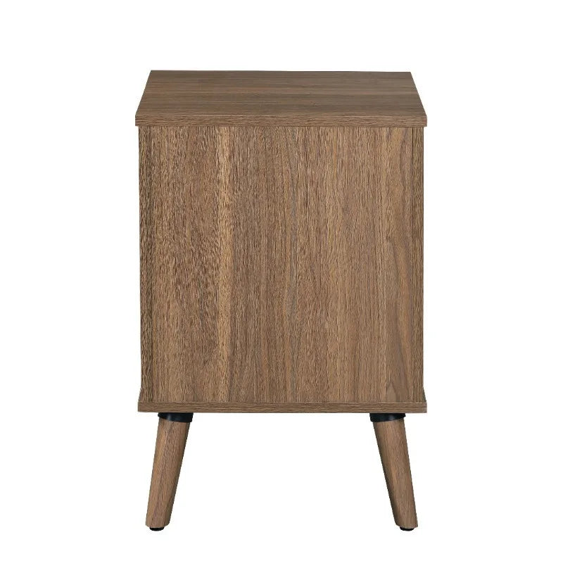 Mid Century Modern Boxy Nightstand/End Table