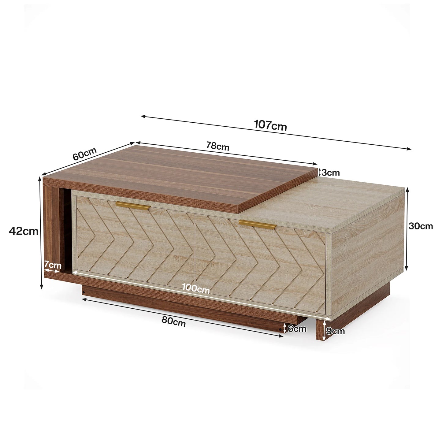 Modern Adjustable Coffee Table
