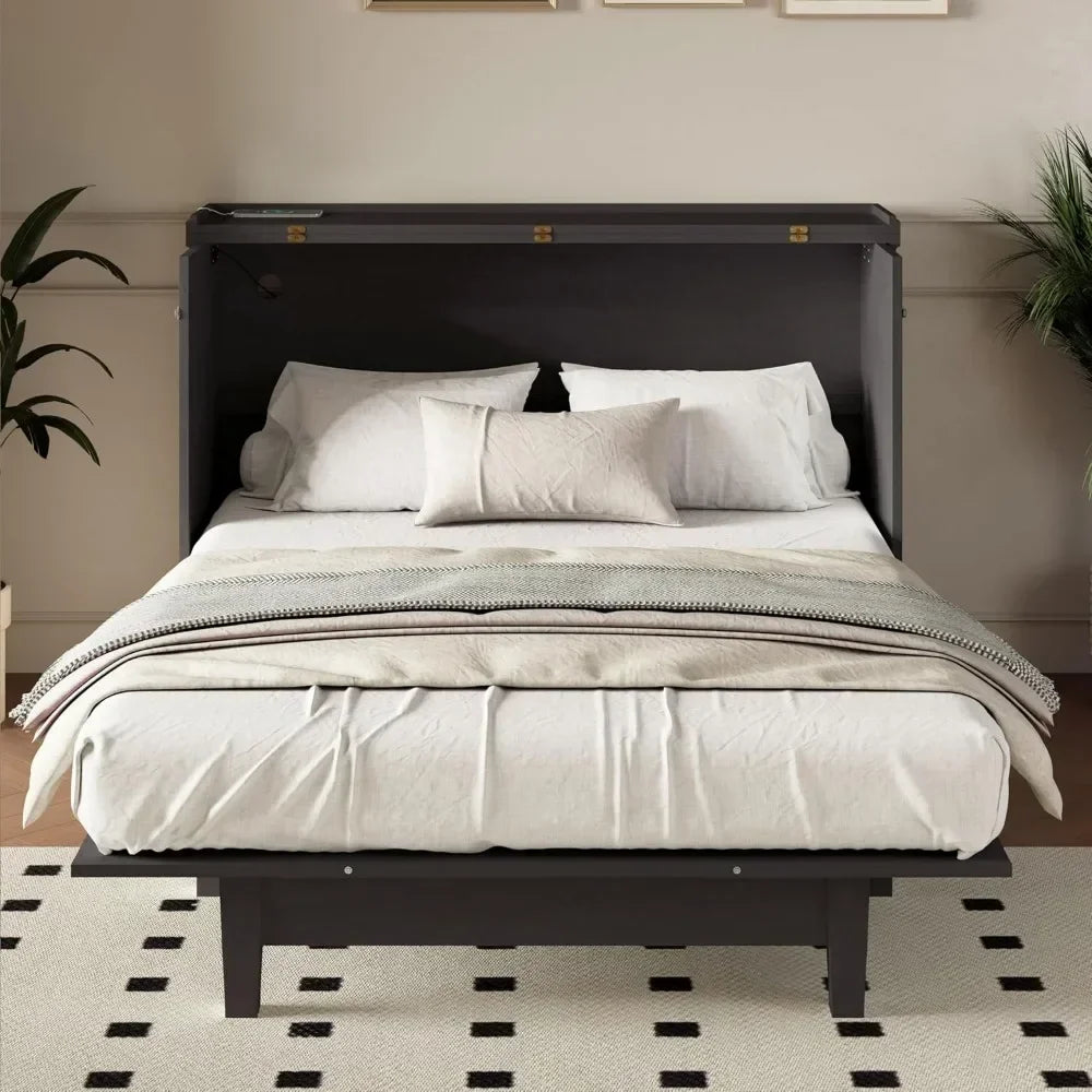 Solid Pine Full Murphy Bed