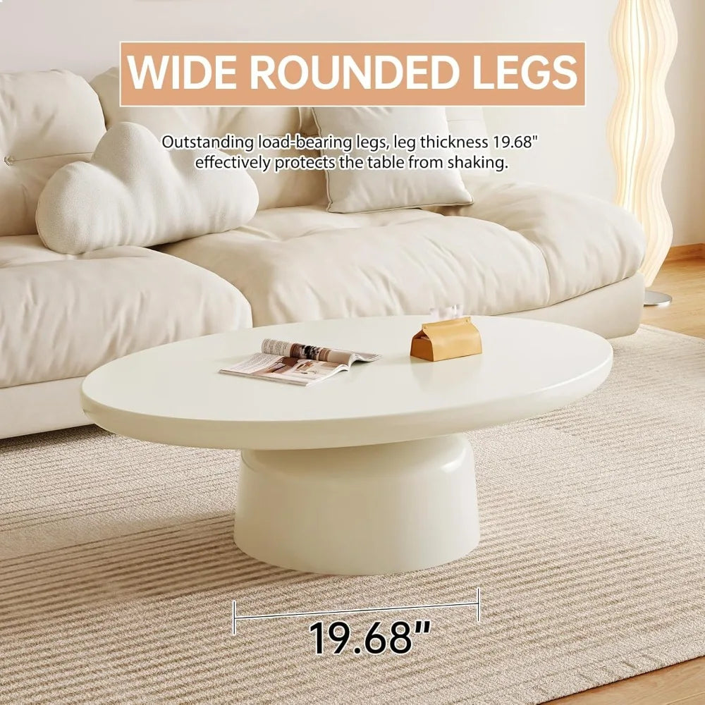 Modern Oval Coffee Table