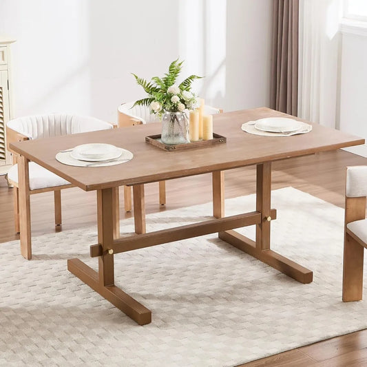 63" Farmhouse Dining Table