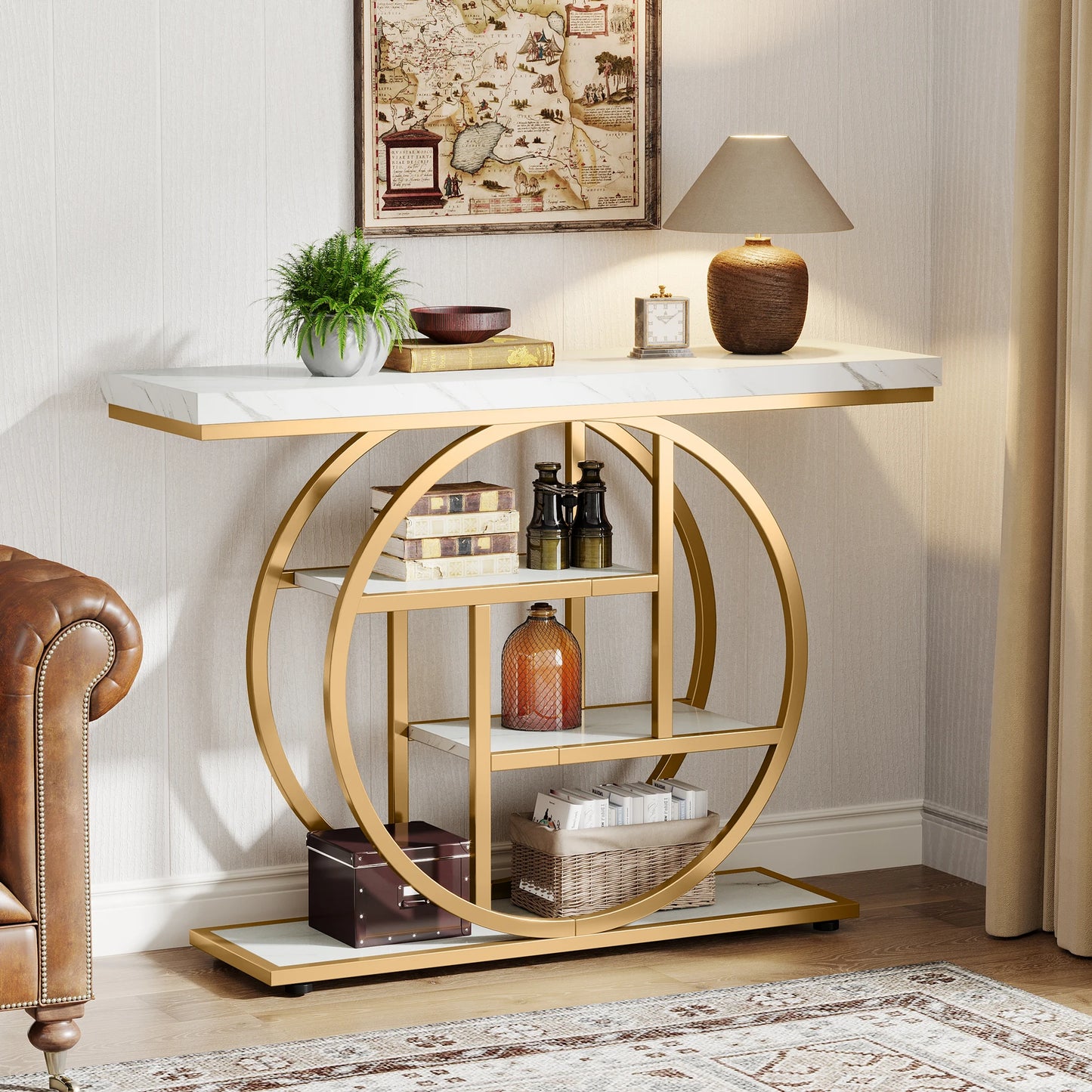 41.3" 4-Tier Console Table