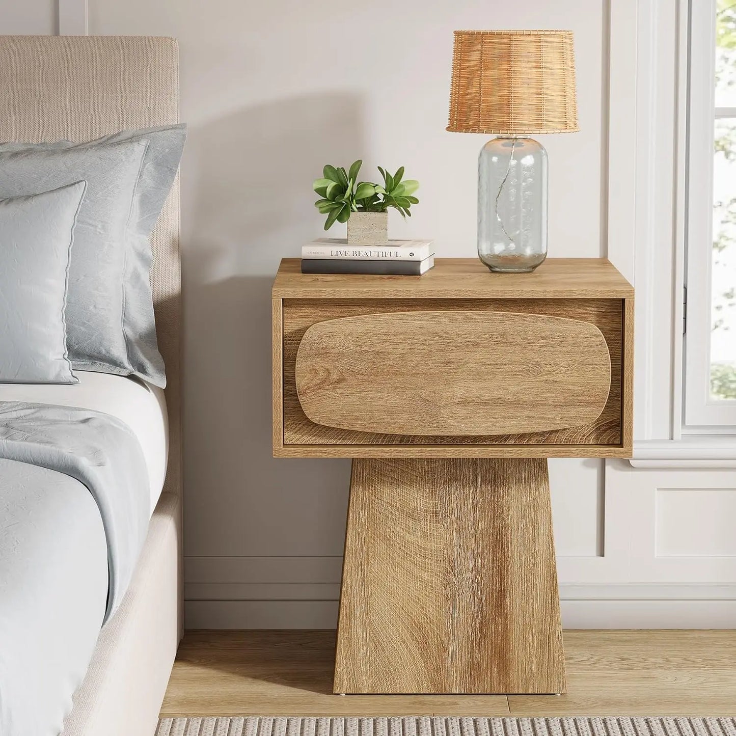 21" Mid Century Modern Nightstand