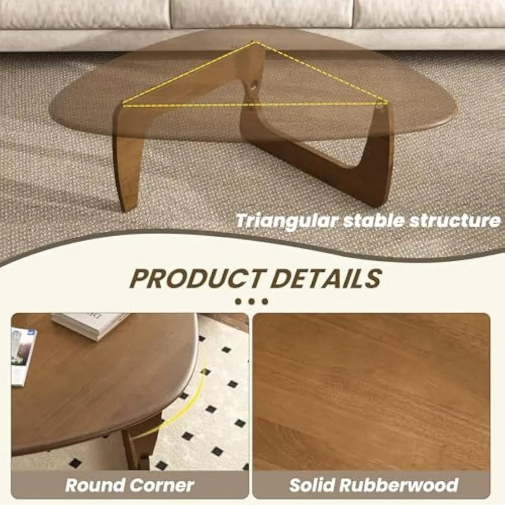Mid Century Modern Triangular Coffee Table