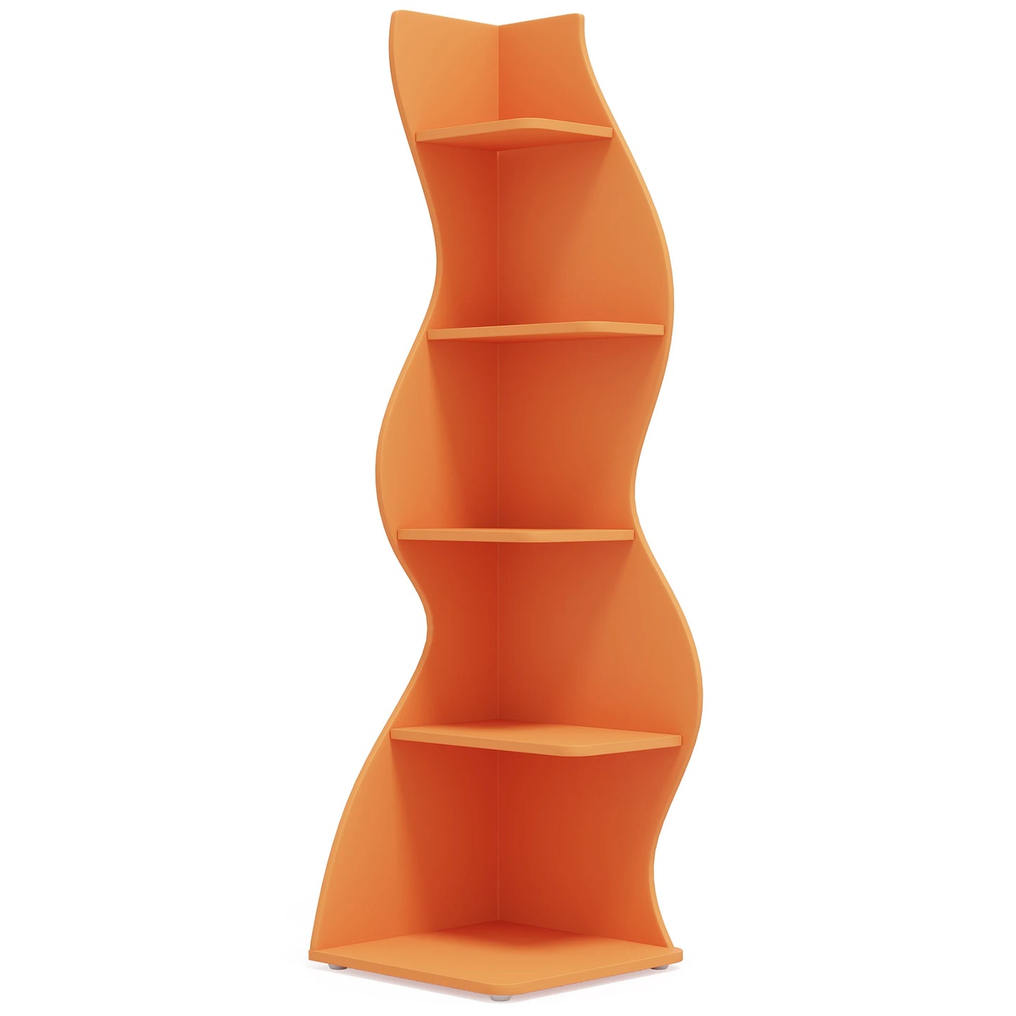 Modern Wavy Corner Shelf