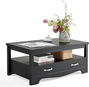 41" Farmhouse Coffee Table with Storage
