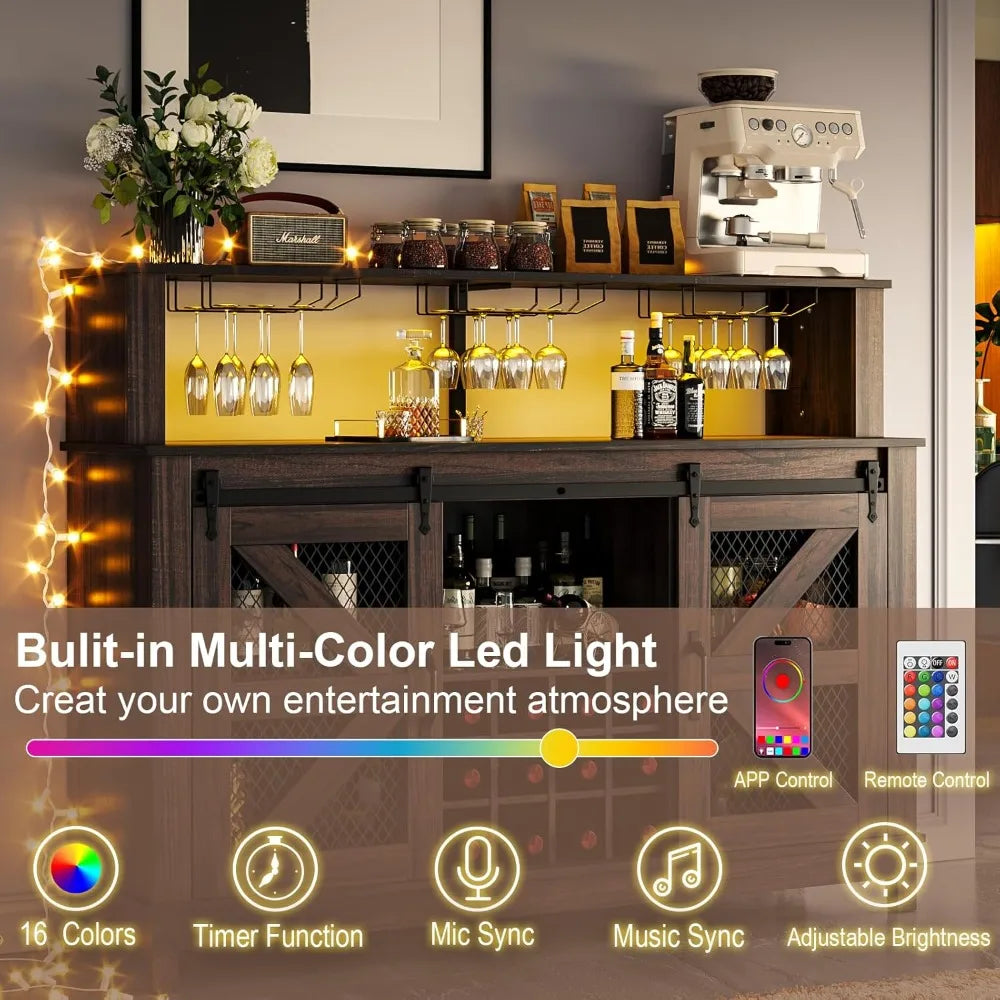 55" Farmhouse Buffet Table