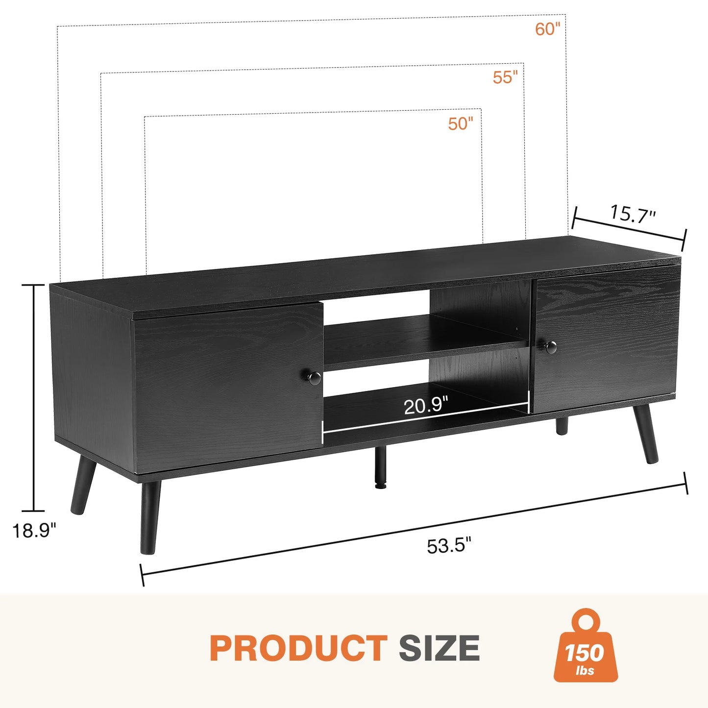 Wooden TV Stand/Entertainment Center