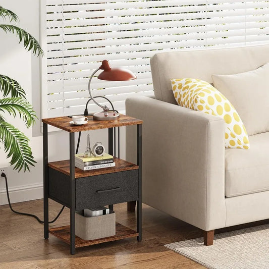 Modern Morocco Nightstand/End Table Set of 2