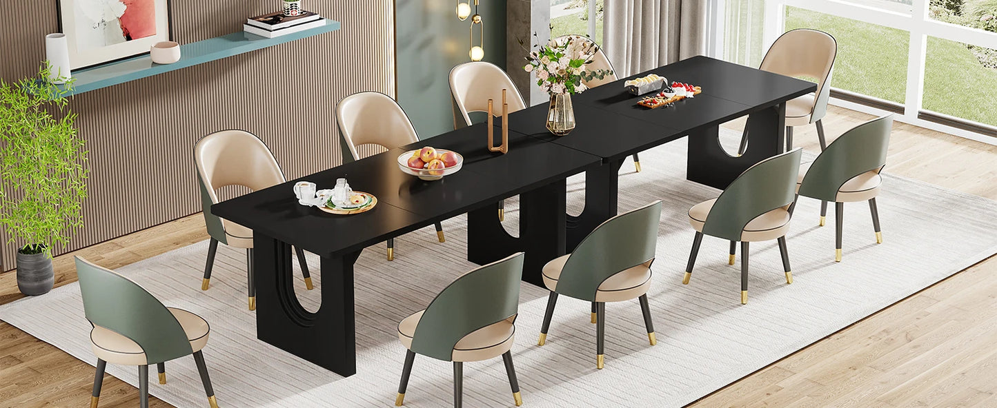 71" Modern Wood Dining Table