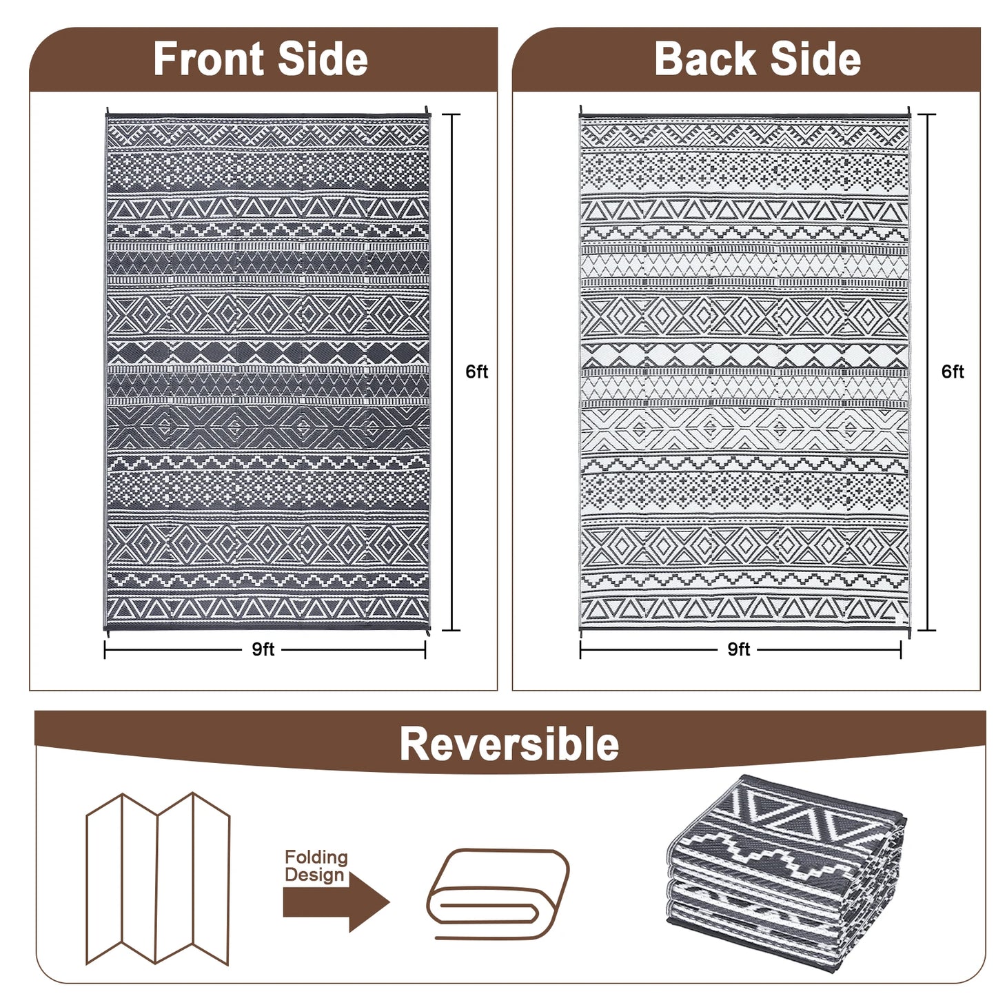 Waterproof Outdoor Multi-Design Rug