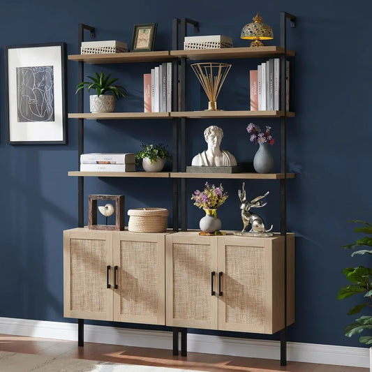 5 Tier 73" Ladder Bookcase