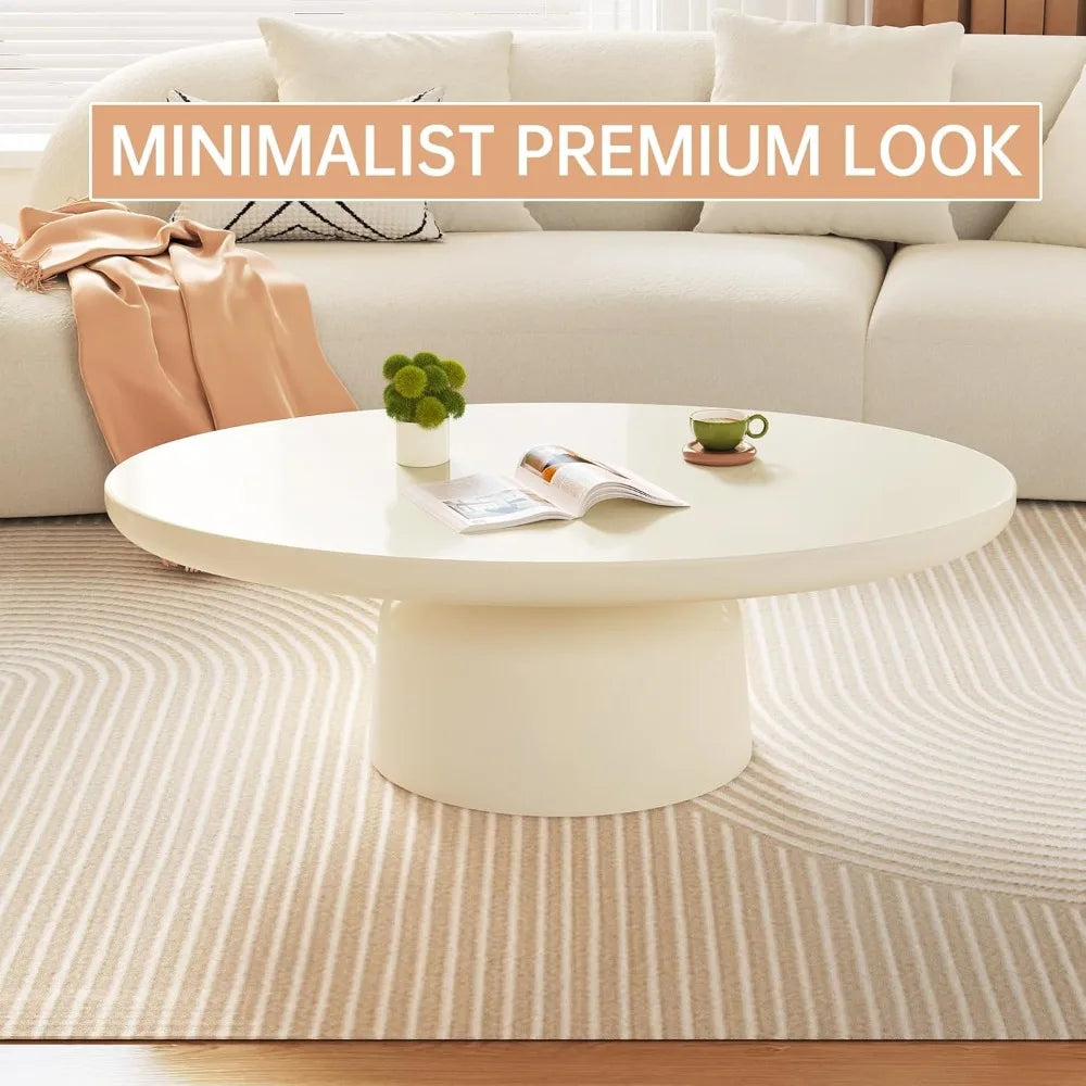 Modern Oval Coffee Table