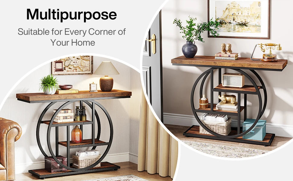 41.3" 4-Tier Console Table