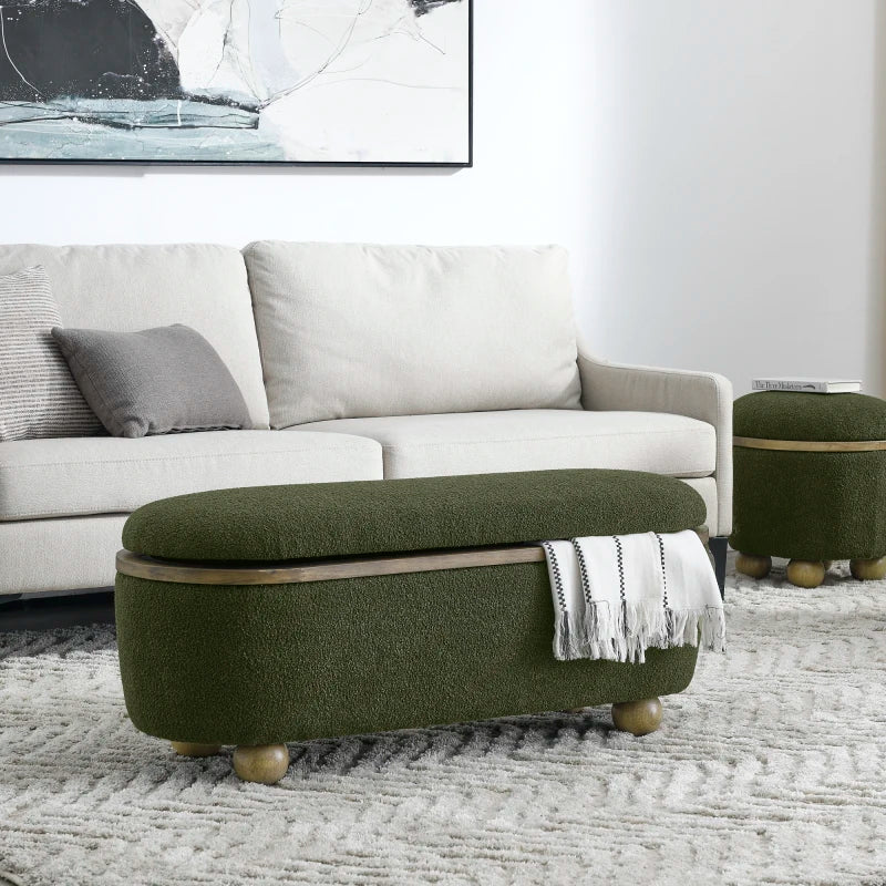 Upholstered Ottoman/Storage Bench