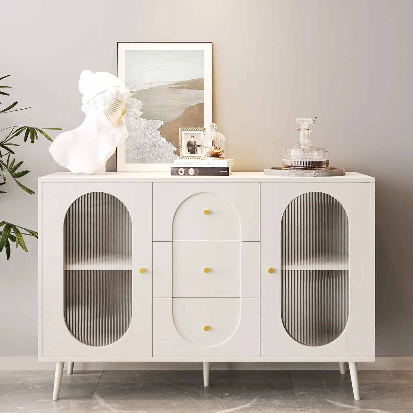 47" Arched Modern Buffet