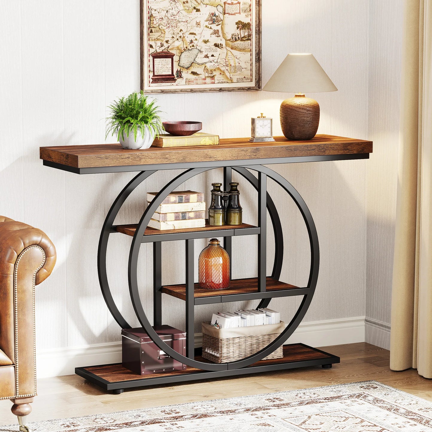41.3" 4-Tier Console Table