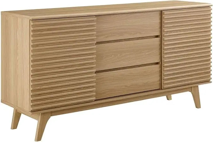 63" Mid-Century Modern Sideboard Buffet Table