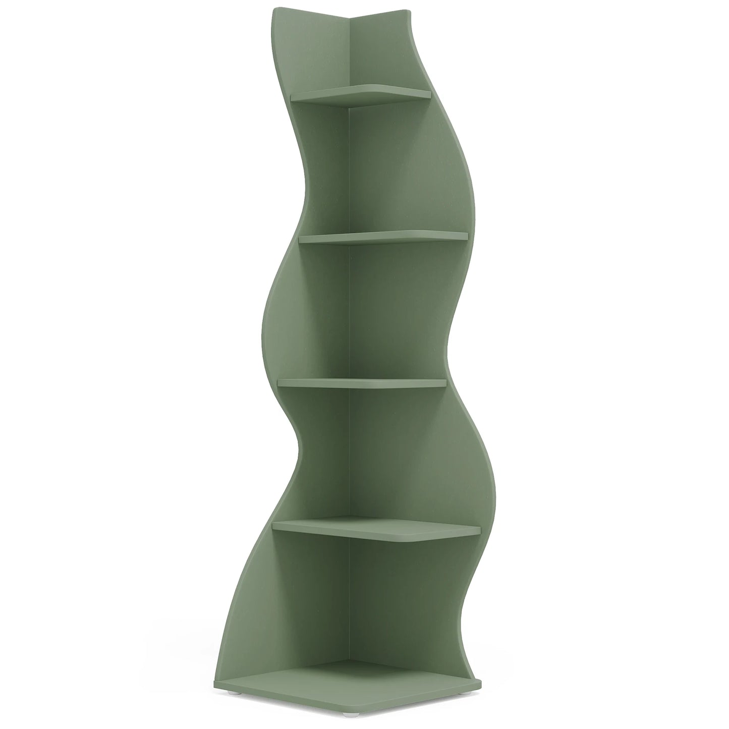 Modern Wavy Corner Shelf